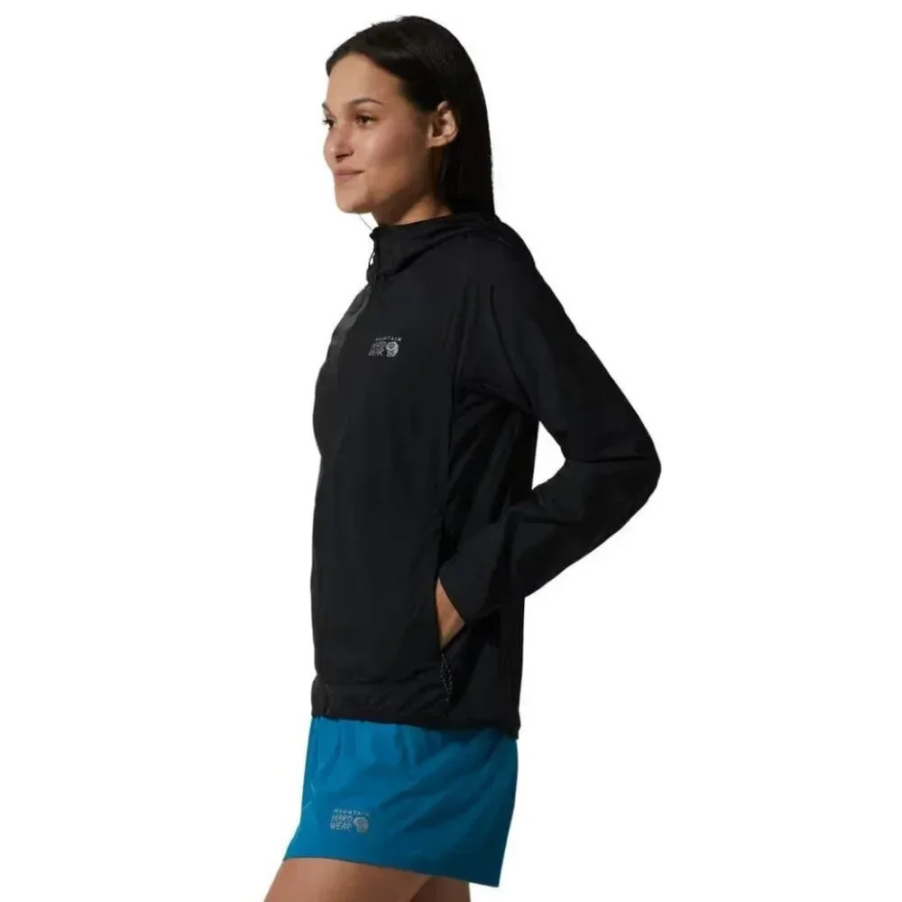 Black Women's Warm Thin Fleece Zip Up With Hoodie, MEC,  US S - Picture 3 of 8
